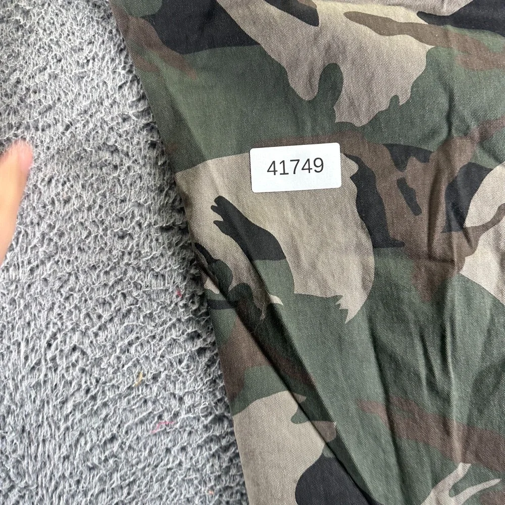 Wrangler Pant Boys XL Green Cotton‎ Camouflage Cargo Jogger Tapered Stretch Army